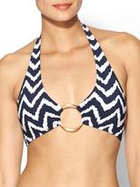 Thumbnail for your product : Milly Zig Zag Santorini Halter Bikini Top