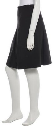 Akris Punto Pleated A-Line Skirt