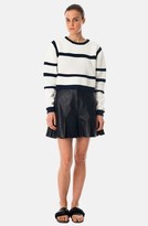 Thumbnail for your product : Tibi Pleated Leather Shorts