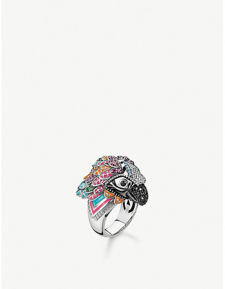 Thomas Sabo Parrot sterling silver and zirconia ring