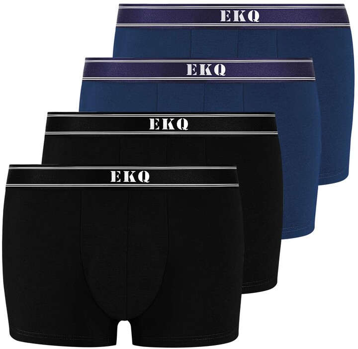 EKQ Mens Boxers Multipack Bamboo Rayon Underwear Men Boxer Shorts