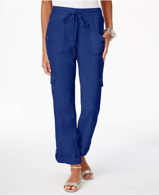 INC International Concepts Petite Pull-On Cargo Pants, Created for Macy's