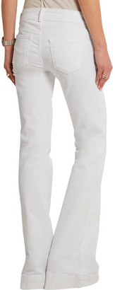 J Brand Love Story Mid-Rise Flared Jeans
