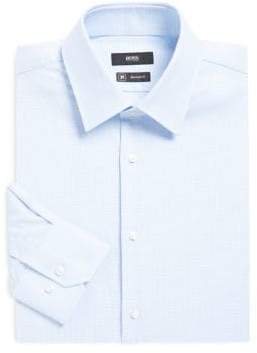 HUGO BOSS Regular-Fit Cotton Button-Down Dress Shirt