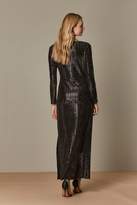 Thumbnail for your product : Wallis Bronze Sequin Ruched Side Maxi Dress