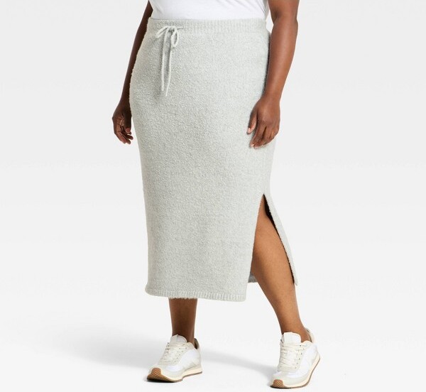 Universal Thread Women'sBoucleMaxiSweaterPencilSkirt-UniversalThread™LightGray3X
