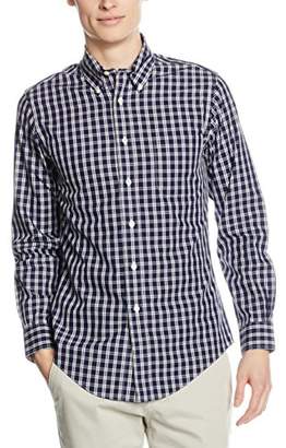 Brooks Brothers Men's 100047196_BLUNAVY Casual Shirts, Blue, (Size:X-Large)