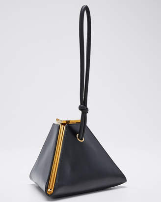 Bottega Veneta Spazzolato Triangle Clutch Bag