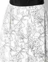 Thumbnail for your product : Warehouse Organza Flower Skirt