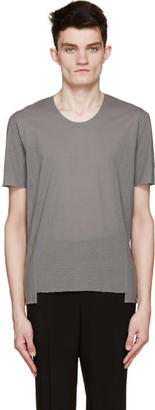 CNC Costume National Grey Exposed Seams T-Shirt