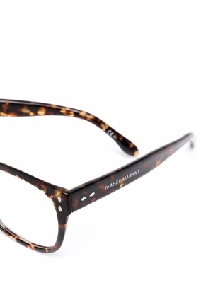 Isabel Marant Sunglasses Tortoise-Shell Cat-Eye Glasses