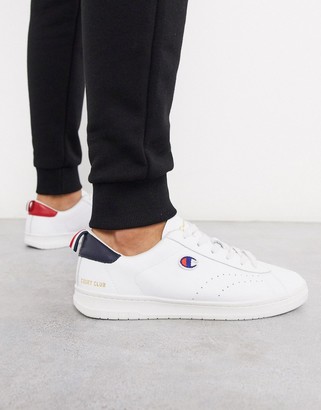Champion Court Club Patch sneakers in white