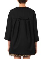 Thumbnail for your product : RED Valentino Bow-back piqué coat