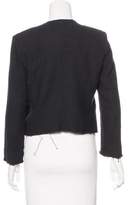 Thumbnail for your product : Band Of Outsiders Frayed Structured Jacket