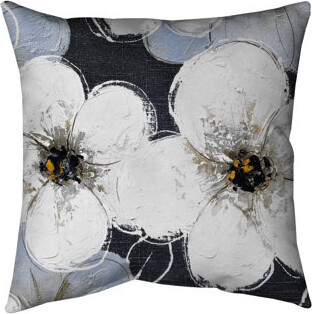 Begin Edition International Inc. White flowers with leaves outlines - 16\