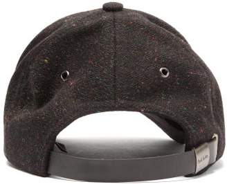 Paul Smith Speckled Wool Baseball Cap - Mens - Black