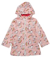 Thumbnail for your product : Pink Platinum Little Girl's Unicorn-Print Hooded Jacket