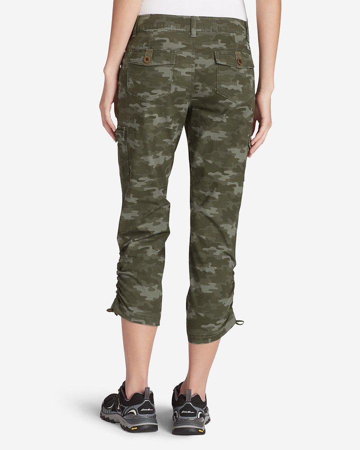 Eddie Bauer Women's Adventurer® Stretch Ripstop Cropped Cargo Pants