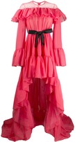 Thumbnail for your product : Giambattista Valli Asymmetric Ruffled Gown