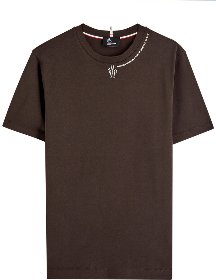 MONCLER GRENOBLE Logo-appliquéd Cotton T-shirt