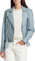 Thumbnail for your product : Theory Casual Leather Moto Jacket