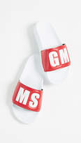 Thumbnail for your product : MSGM Pool Slides