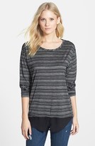 Thumbnail for your product : Vince Camuto Shirttail Hem Stripe Tee