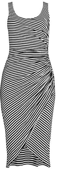Bailey 44 venice striped ruched dress Clearance