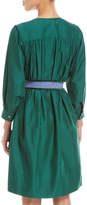 Thumbnail for your product : Derek Lam Long-Sleeve Belted Oversized Cotton Dress