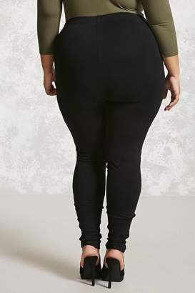 Forever 21 Plus Size Strappy Leggings