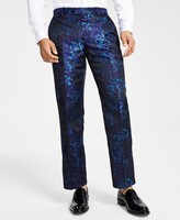 Thumbnail for your product : INC International Concepts Men's Classic-Fit Abstract Brocade Suit Pants, Created for Macy's