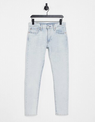 Levi's skinny taper fit jeans in stockholm flex stretch super light bleach  wash - ShopStyle