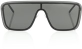 Thumbnail for your product : Saint Laurent SL 364 Mask flat-brow sunglasses