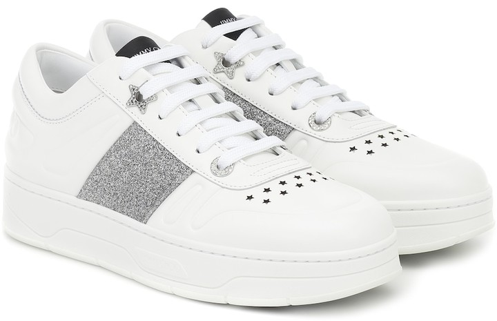 jimmy choo pink trainers