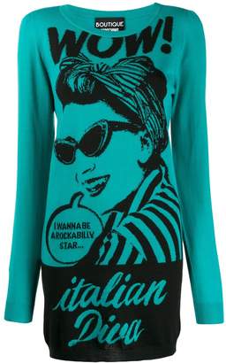 Moschino Boutique 'Italian Diva' knitted dress