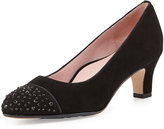 Thumbnail for your product : Taryn Rose Trulie Crystal-Toe Suede Pump