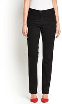 Thumbnail for your product : NYDJ High Waisted Embellished Pocket Slimming Jeans - Black