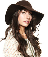Thumbnail for your product : Wet Seal Tassel Trim Wide-Brim Hat