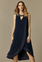 Thumbnail for your product : Wallis Navy Embellished Overlay Dress