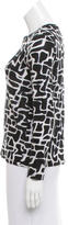 Thumbnail for your product : Proenza Schouler Abstract Print Long Sleeve Top