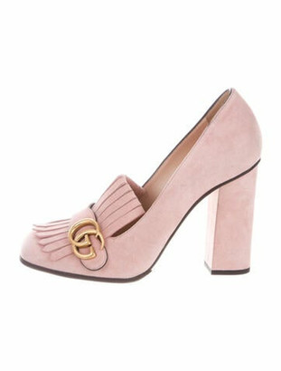 gucci pink high heels
