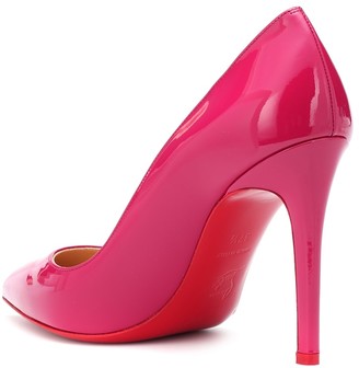 Christian Louboutin Pigalle 100 patent leather pumps