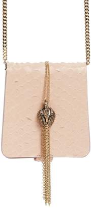 Lanvin Small Secret Python Bag W/ Jewel Detail