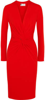 Lanvin Twist-front Jersey Dress - Red