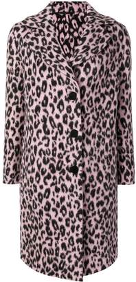 Ermanno Scervino leopard pattern coat