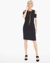 Thumbnail for your product : Cold-Shoulder Seamed Short Dress