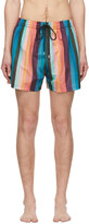 Thumbnail for your product : Paul Smith Multicolor Artist Stripe Swim Shorts