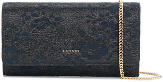 Lanvin floral jacquard shoulder bag