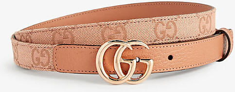 Gucci - GG Marmont Matelassé Wide Belt - Women - Leather - 75 - Pink