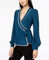 Thumbnail for your product : Nanette Lepore Silk Printed Wrap Blouse, Created for Macy's